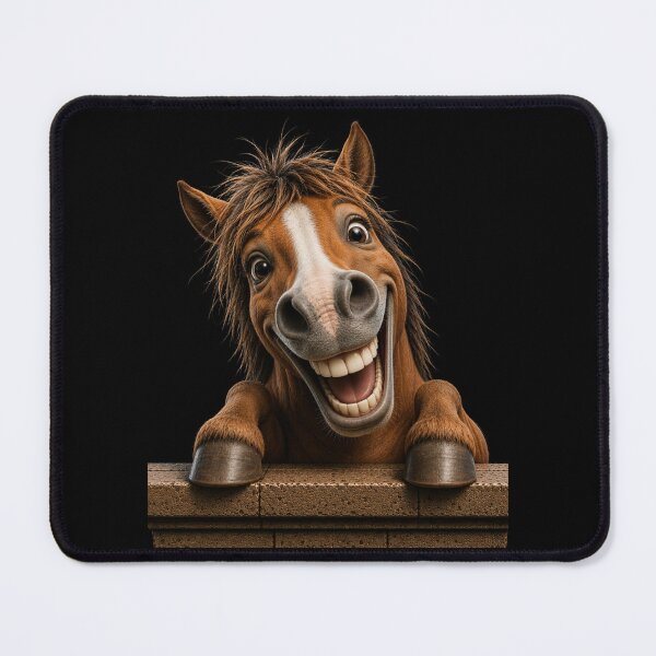 Item preview, Happy Horse Smile – Funny Cartoon Horse Character Design designed and sold by MargaretaArt.