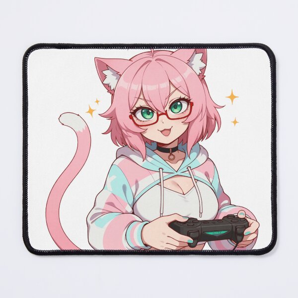 Item preview, Anime Catgirl Gamer Girl Waifu Nekomimi Art designed and sold by Shirt-Otakus.
