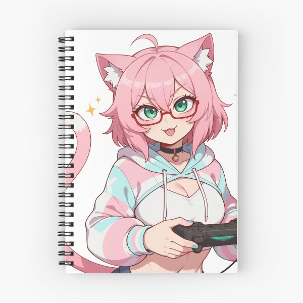 Item preview, Anime Catgirl Gamer Girl Waifu Nekomimi Art designed and sold by Shirt-Otakus.