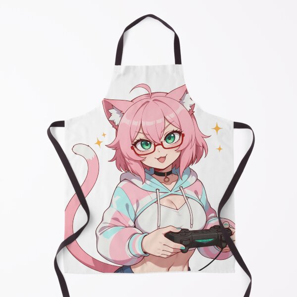 Item preview, Anime Catgirl Gamer Girl Waifu Nekomimi Art designed and sold by Shirt-Otakus.