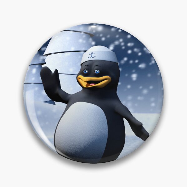 Item preview, Cute Winter Sailor Penguin Snowy Holiday Art designed and sold by Vac1.