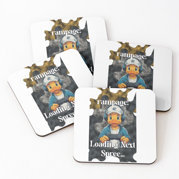 Item preview, Rampage Loading Next Spree Funny Gamer Duck Mascot designed and sold by Animalloveus.
