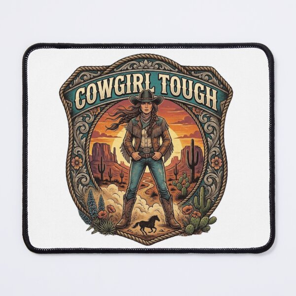 Item preview, Cowgirl Tough designed and sold by RisingWolfStudio.