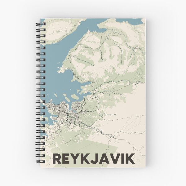 Item preview, Reykjavik Map designed and sold by MapsNerd.