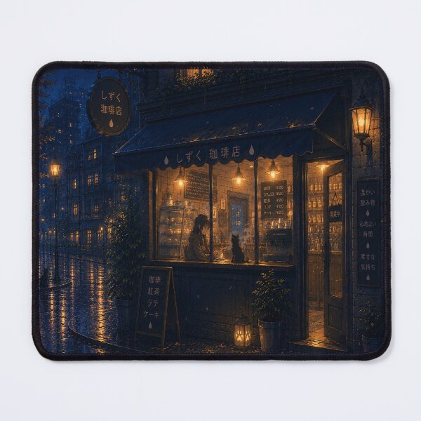 Item preview, Rainy Night Café designed and sold by Clovermere.