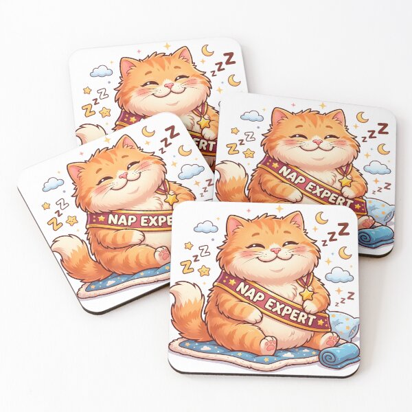 Item preview, Nap Expert Cat designed and sold by Wave Studio.