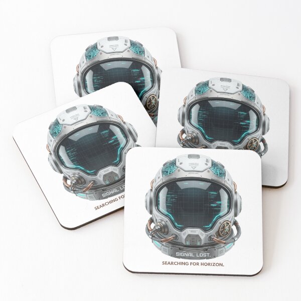 Item preview, Cyberpunk Astronaut: Signal Lost Searching for Horizon Astro Mecha designed and sold by CalmFrameArt.