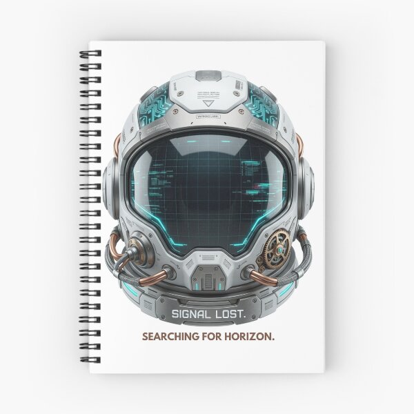 Artikelvorschau, Cyberpunk-Astronaut: Signal verloren – Suche nach Horizon-Astro-Mecha entworfen und verkauft von CalmFrameArt.