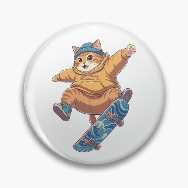 Item preview, Cat Skateboarding designed and sold by ArwikaMateekul.