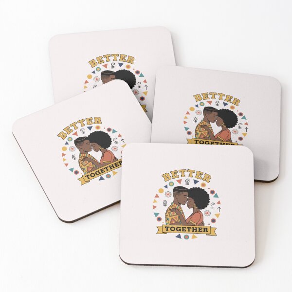 Item preview, Better Together Romantic Couple T-Shirt & Sticker | Love Quote Design | Relationship Gift designed and sold by achm.