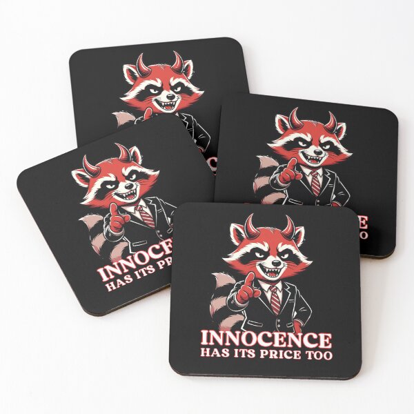 Item preview, The Dark Humor of a Demonic Trash Panda. Innocence Has Its Price Too. designed and sold by Creative-Sanc.