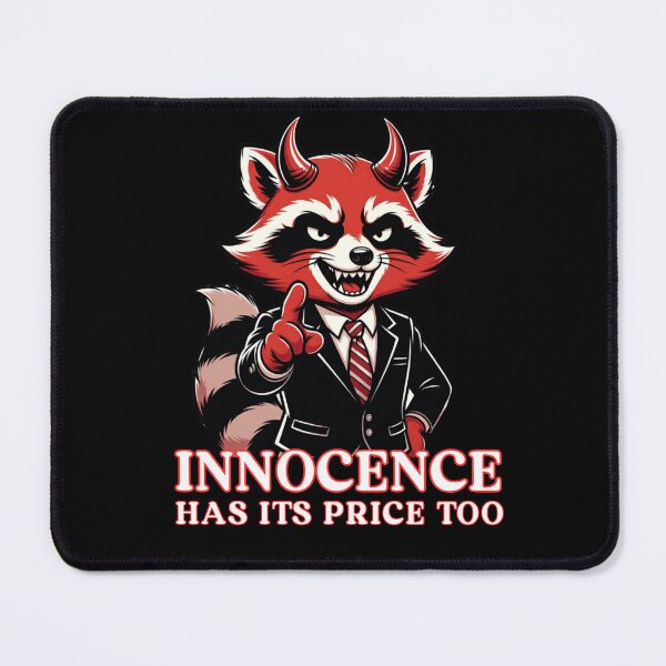 Item preview, The Dark Humor of a Demonic Trash Panda. Innocence Has Its Price Too. designed and sold by Creative-Sanc.