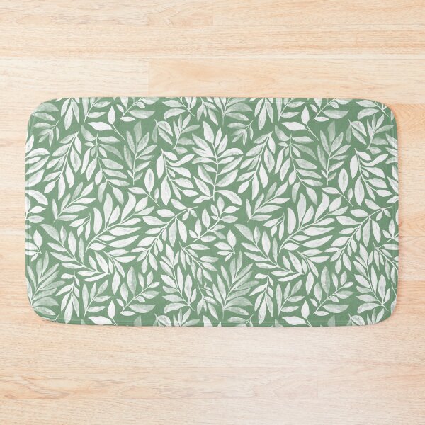 Item preview, Botanical Green Leaf Pattern designed and sold by Enchanted Adventure .