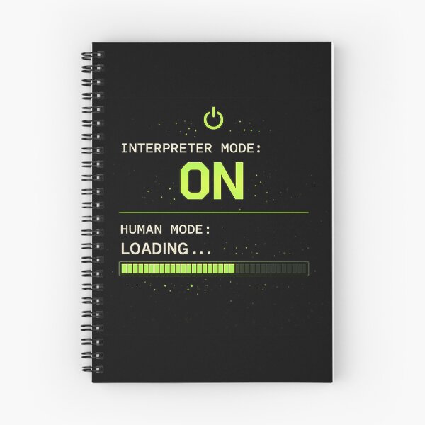 Item preview, Interpreter Mode ON Human Loading Funny Bilingual Tech Gift designed and sold by Voxly.