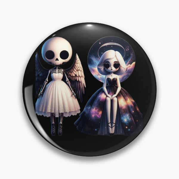 Item preview, Ethereal Gothic: Skeletal Angel and Galaxy Queen designed and sold by LujziWorld.