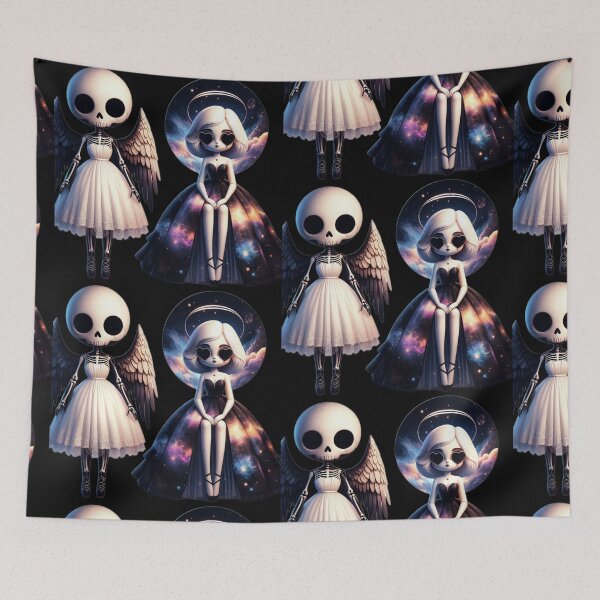 Item preview, Ethereal Gothic: Skeletal Angel and Galaxy Queen designed and sold by LujziWorld.