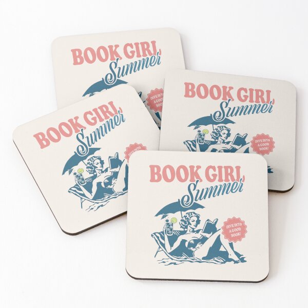 Item preview, Book Girl Summer, Beach Book Lover Summer Bookish, Funny Reader, Beach, Bookish Vacation, Coconut Girl Romance Book designed and sold by toongstudio.