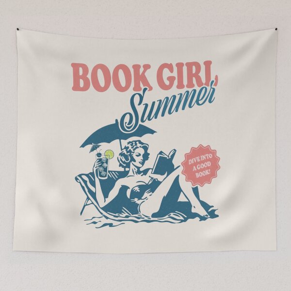 Item preview, Book Girl Summer, Beach Book Lover Summer Bookish, Funny Reader, Beach, Bookish Vacation, Coconut Girl Romance Book designed and sold by toongstudio.