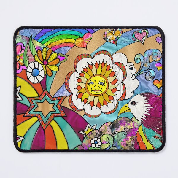 Item preview, Psychedelic Sunshine Sky Art designed and sold by Lee Hiller Designs.