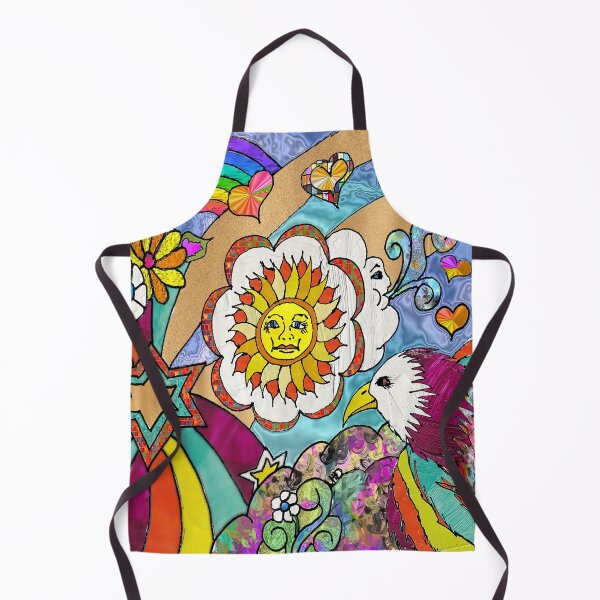 Item preview, Psychedelic Sunshine Sky Art designed and sold by Lee Hiller Designs.