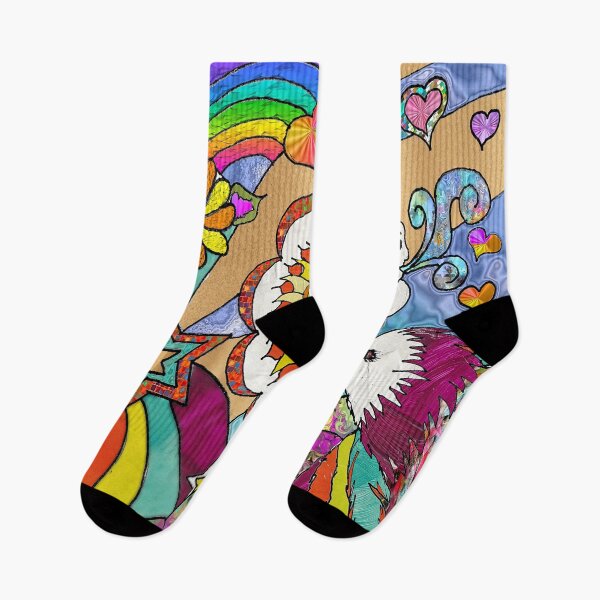 Item preview, Psychedelic Sunshine Sky Art designed and sold by Lee Hiller Designs.