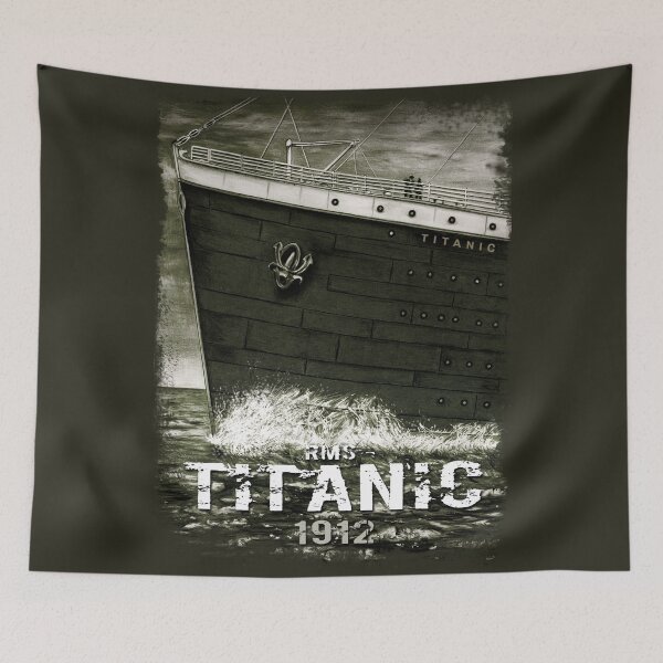 Item preview, The majestic HMS Titanic on the North Atlantic in April 1912 designed and sold by SciFiDrawings.