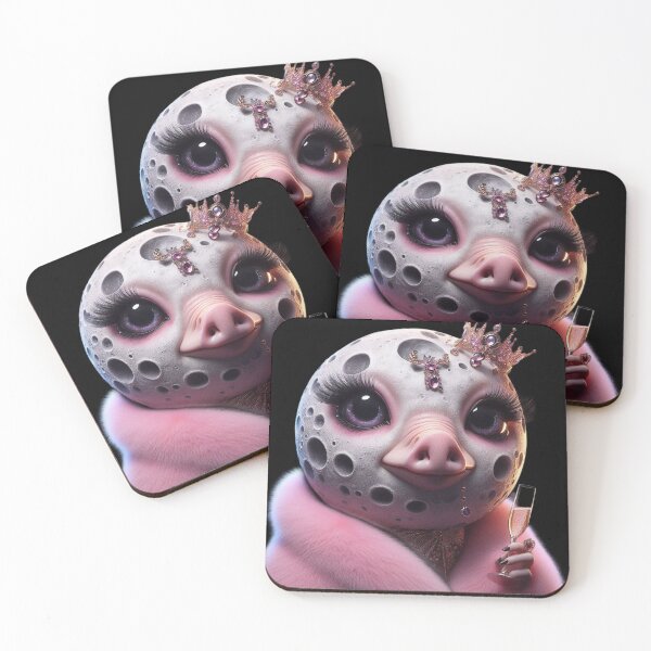Item preview, Lunar Luxury: Moon-Faced Royal Glamour designed and sold by LujziWorld.