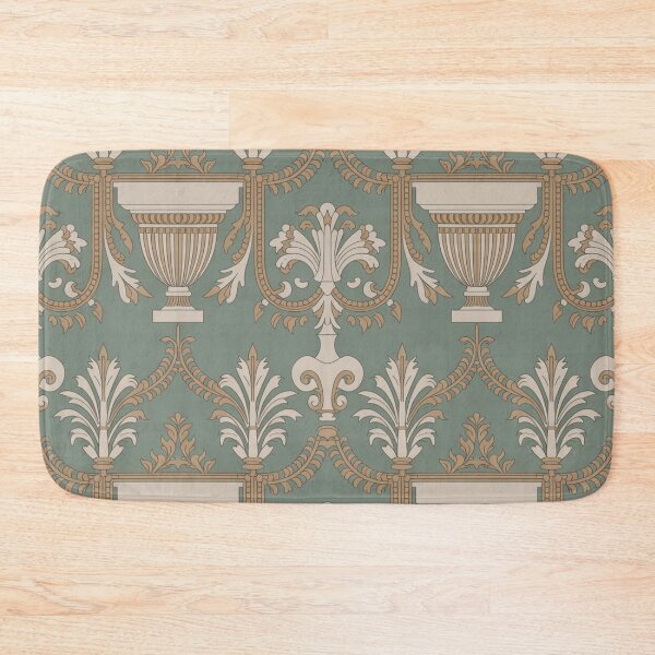 Item preview, Elegant Neoclassical Urn Pattern | Sage Green Classical Seamless Repeat designed and sold by Midnight Veil Designs.