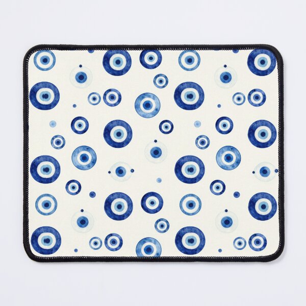 Item preview, Greek Evil Eye Pattern | Blue and White Summer Aesthetic designed and sold by Ioanna-Studio.
