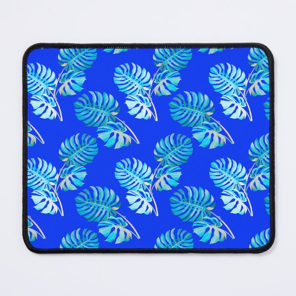 Item preview, Cobalt Blue Monstera Breeze designed and sold by AleksaDesignMTL.