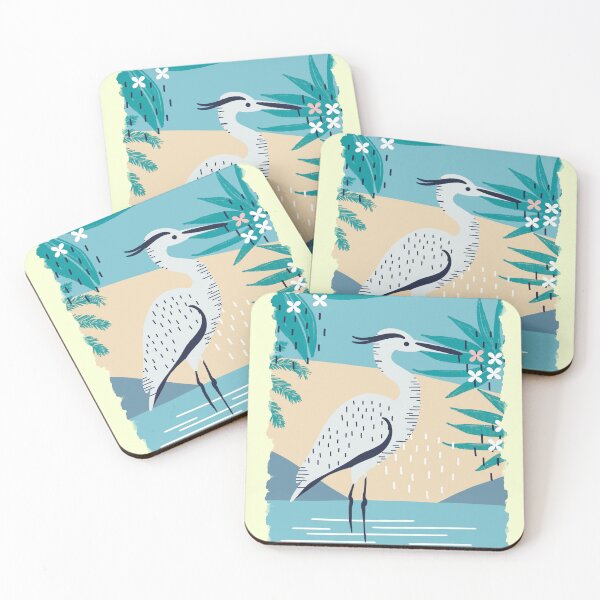 Item preview, Crane in a Tropical Swamp designed and sold by IvysCreativityHouse.