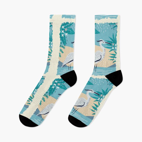 Item preview, Crane in a Tropical Swamp designed and sold by IvysCreativityHouse.
