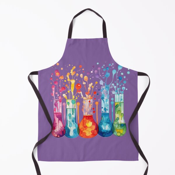 Item preview, Watercolor Science-Chemistry Five Splash Test Tubes designed and sold by GrinGalore.
