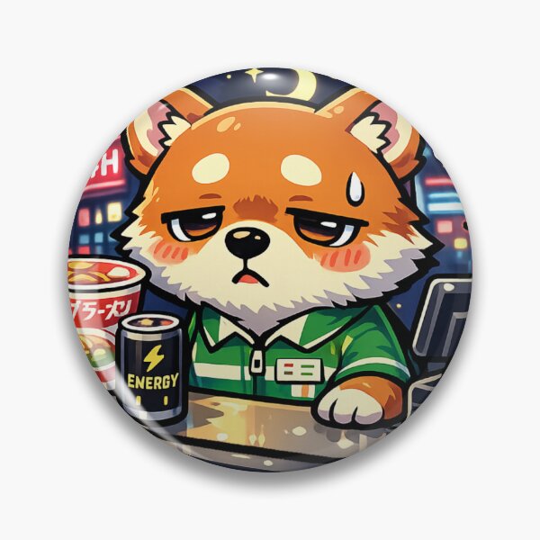 Item preview, Sleepy Shiba Inu Working at Japanese Convenience Store - Kawaii Midnight Conbini Meme designed and sold by kawaii animal store (in Japan).