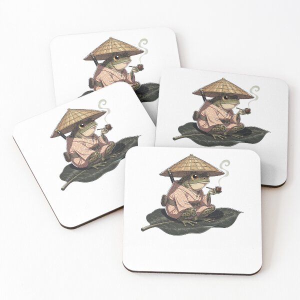 Item preview, Japanese Kimono Frog Samurai Character designed and sold by elderberry.