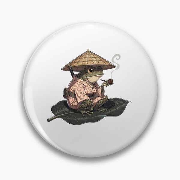 Item preview, Japanese Kimono Frog Samurai Character designed and sold by elderberry.