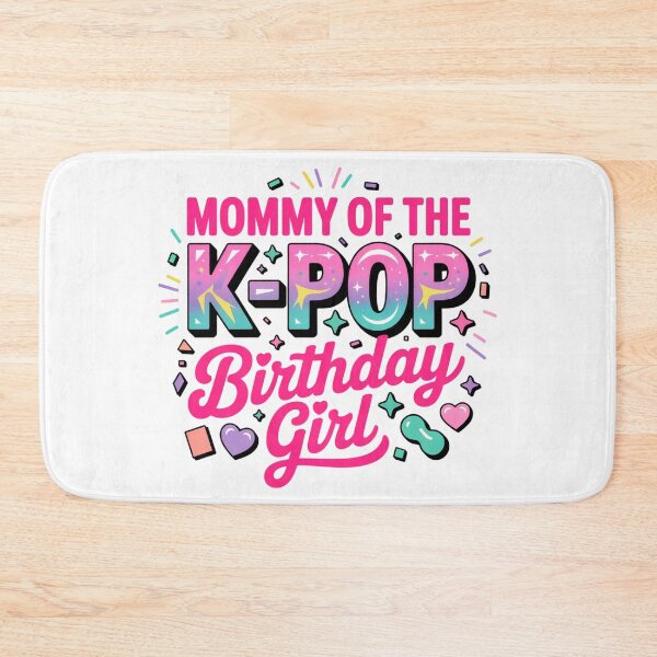 Item preview, Mommy of the K‑Pop Birthday Girl – Colorful K‑Pop Party Design designed and sold by MerchlyMike.