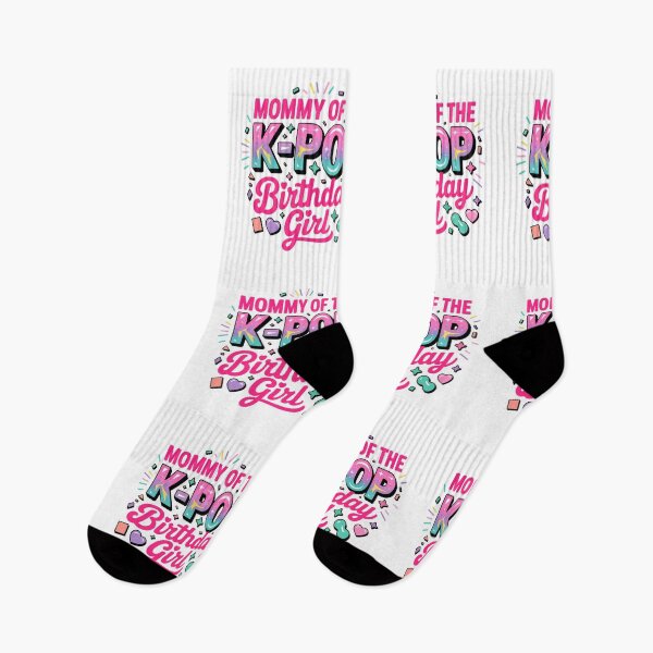 Item preview, Mommy of the K‑Pop Birthday Girl – Colorful K‑Pop Party Design designed and sold by MerchlyMike.