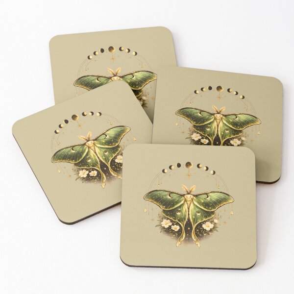 Item preview, Celestial Luna Moth Moon Phases Design designed and sold by Lizavelle.