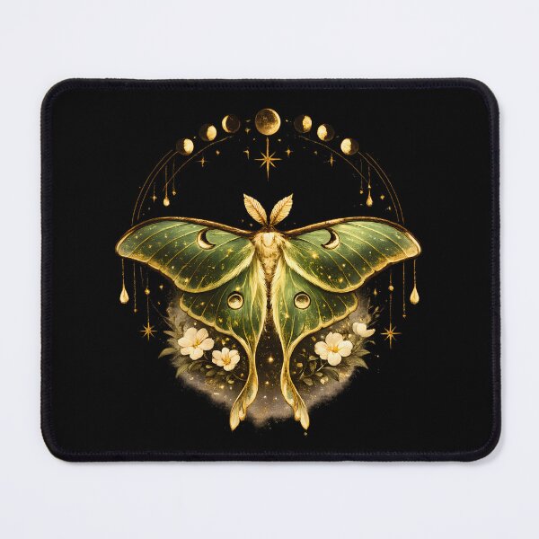 Item preview, Celestial Luna Moth Moon Phases Design designed and sold by Lizavelle.