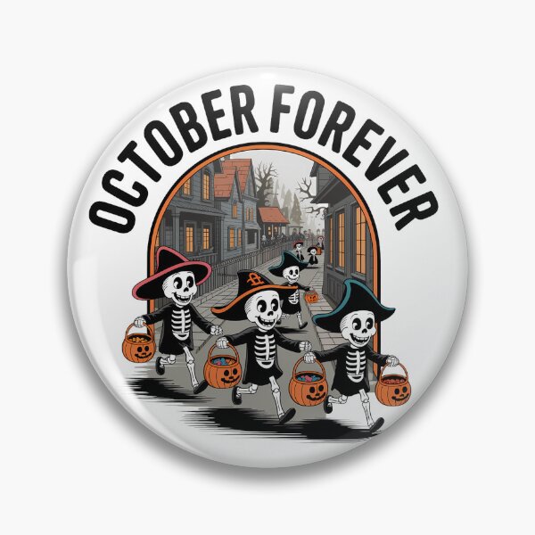 Item preview, October Forever Skeleton Trick or Treat Halloween Town designed and sold by Raw Tigers.
