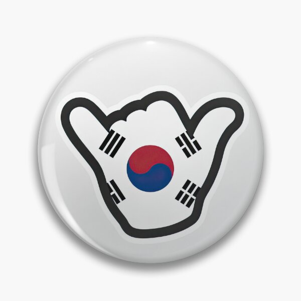 Item preview, South Korea Shaka Flag designed and sold by ShakaLife.org.