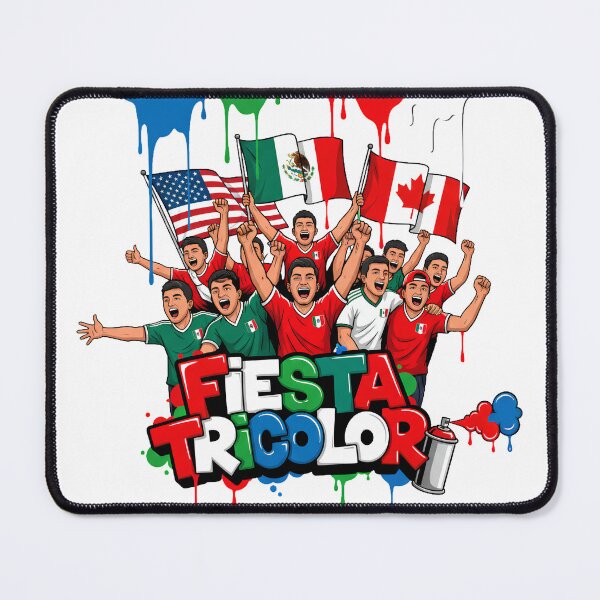 Item preview, Fiesta Tricolor Soccer Fans Graffiti Streetwear designed and sold by M.Store.