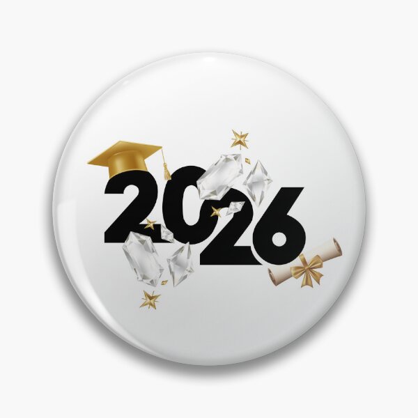 Item preview, Graduate 2026 (Offset) with Diamonds, Stars & Gold Graduation Hat designed and sold by jeweleddesigns.