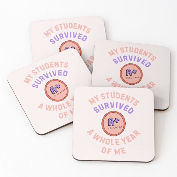 Item preview, My Students Survived A Whole Year Of Me Funny Gift For Teachers designed and sold by WearFine.