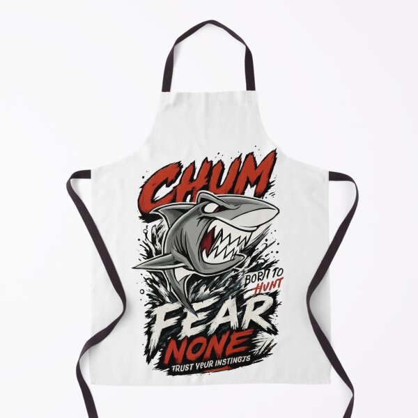 Item preview, Chum Fear None – Born to Hunt Shark Graphic designed and sold by CatLovers Studio.