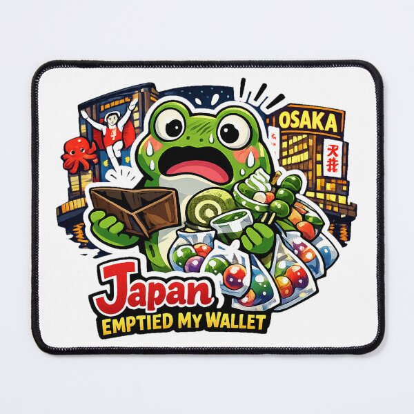 Item preview, Japan Emptied My Wallet Frog | Osaka Travel Meme Kawaii Anime Art designed and sold by kawaii animal store (in Japan).