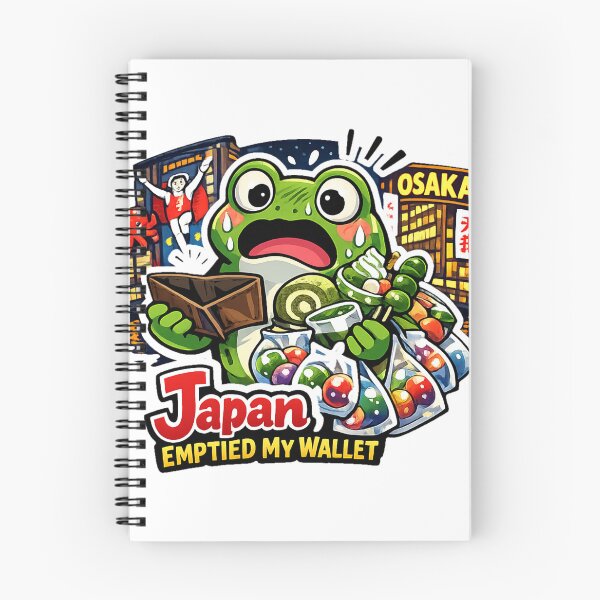 Item preview, Japan Emptied My Wallet Frog | Osaka Travel Meme Kawaii Anime Art designed and sold by kawaii animal store (in Japan).