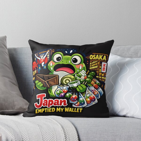 Item preview, Japan Emptied My Wallet Frog | Osaka Travel Meme Kawaii Anime Art designed and sold by kawaii animal store (in Japan).