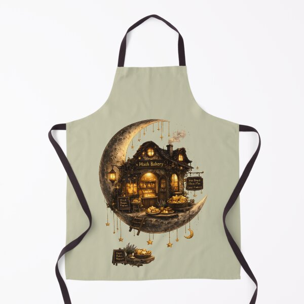 Item preview, Moon Bakery Cottagecore Fantasy Illustration designed and sold by Lizavelle.